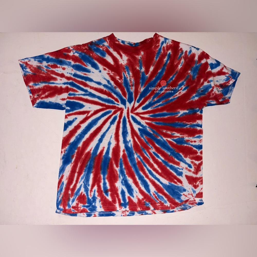 Simply Southern size YMD Tie Dye tee